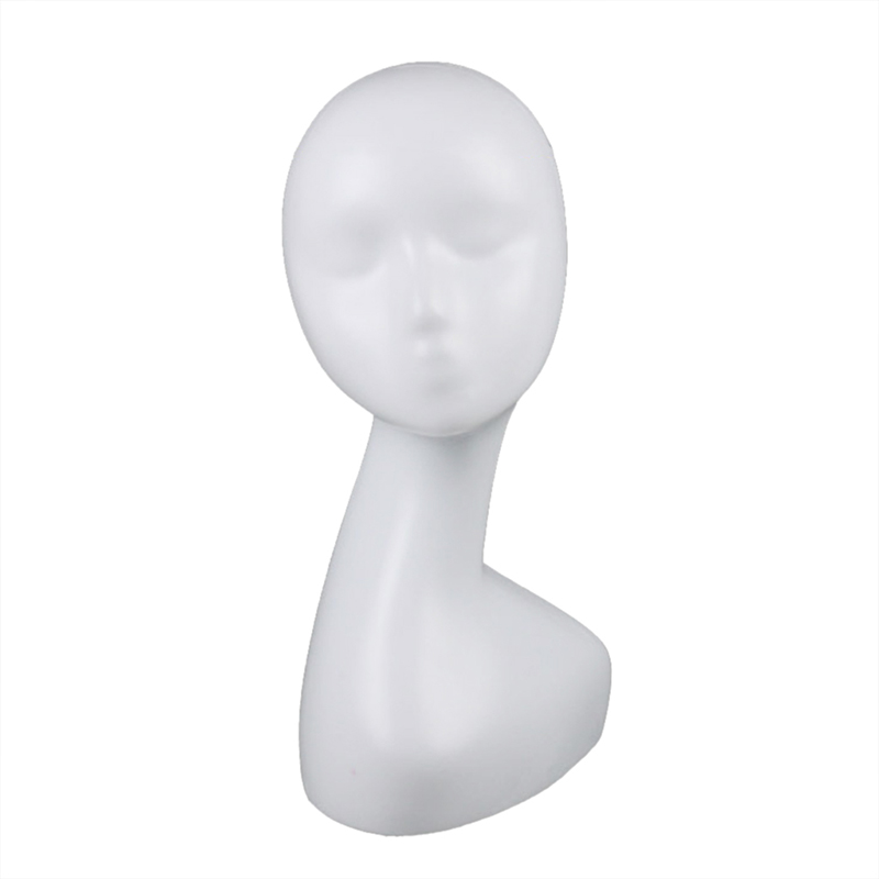 ABS Electroplated Wig Head Mannequin Manikin Head Model Wig Jewelry Hat Display Wig Holder Stand Hair Accessories Tools