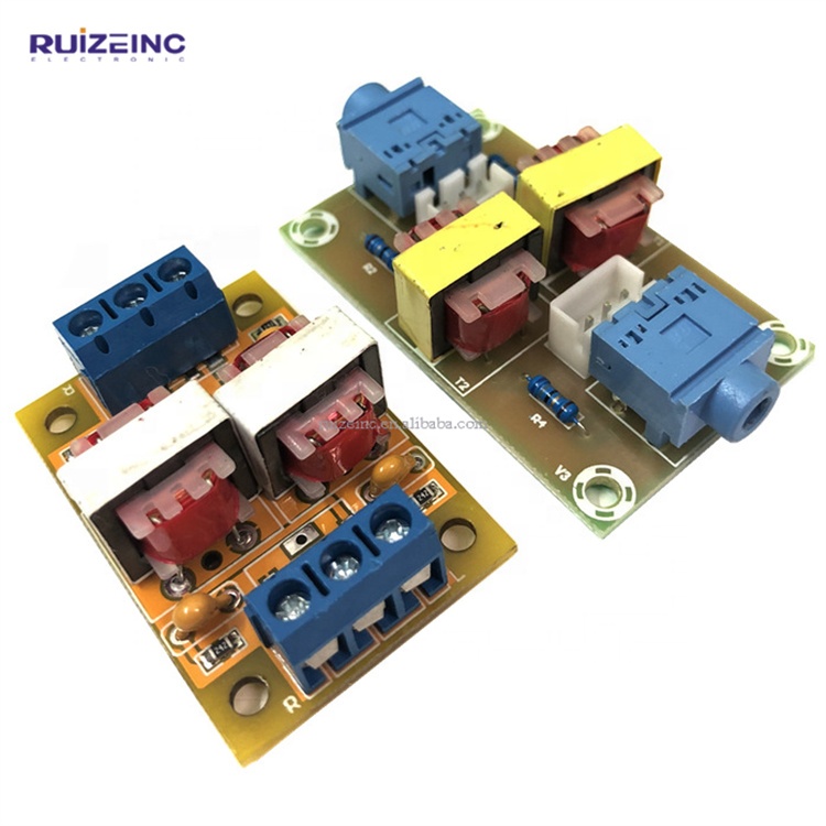 Audio Stereo Isolator Acoustic Noise Isolation Eliminate Current Interference Filter Eliminator Ground Loop Suppressor