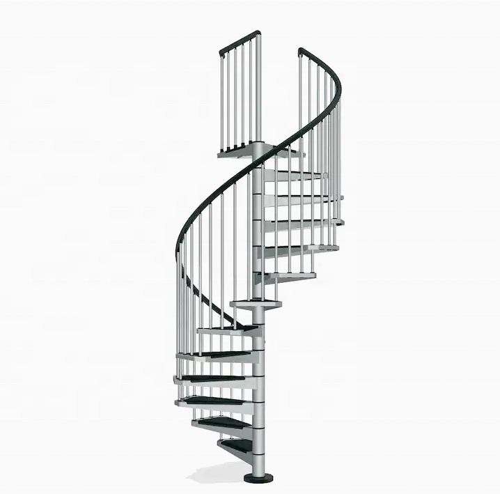 Real Villa Antique Spiral Staircase Kit Indoor Rails Black Spiral Stairs Prices