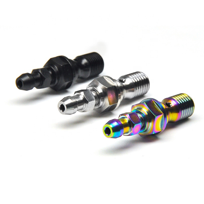 Gr5 Titanium Bleed Nipple M8 for Motorcycle