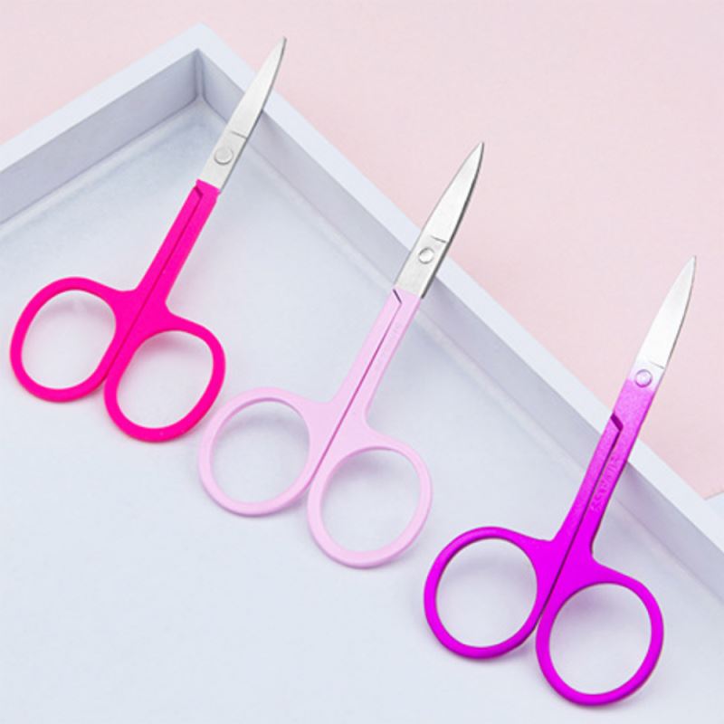Strip eyelash scissors auxiliary scissors small makeup scissors stainless steel