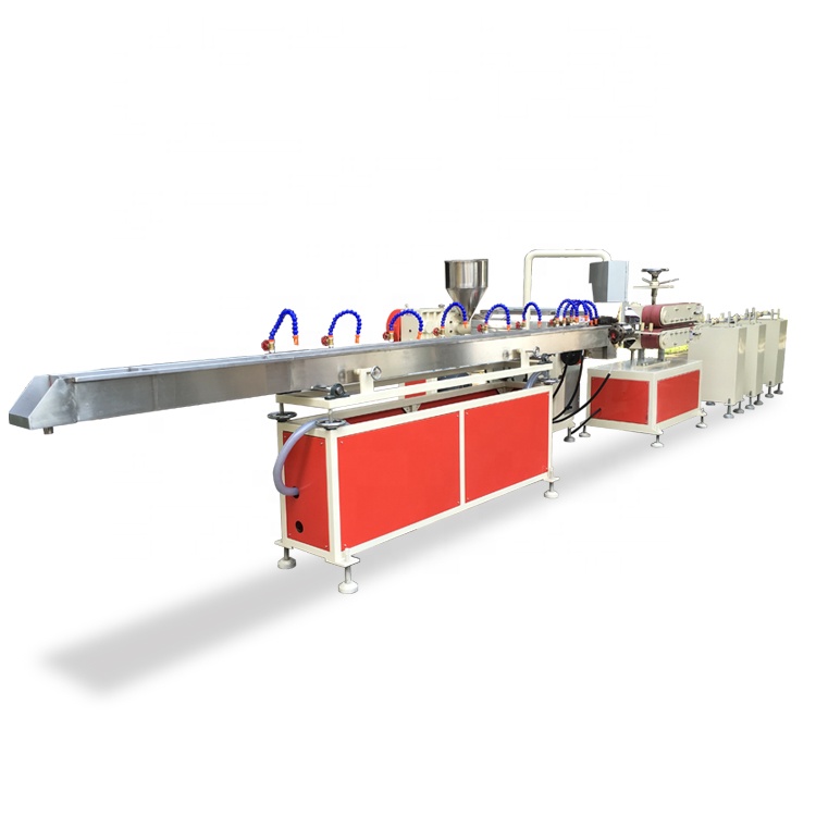 Songhu SHSJ65 plastic Steel pipe coated machine metal tube coating machine coating extrusion line for pp pvc pp material