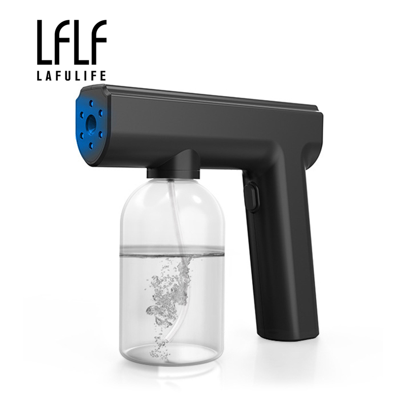 300ml Wireless Disinfects Blue Light Nano Steam Spray Gun Electric Sanitizer Sprayer Sterilizing Nano Spray Gun For Home Office