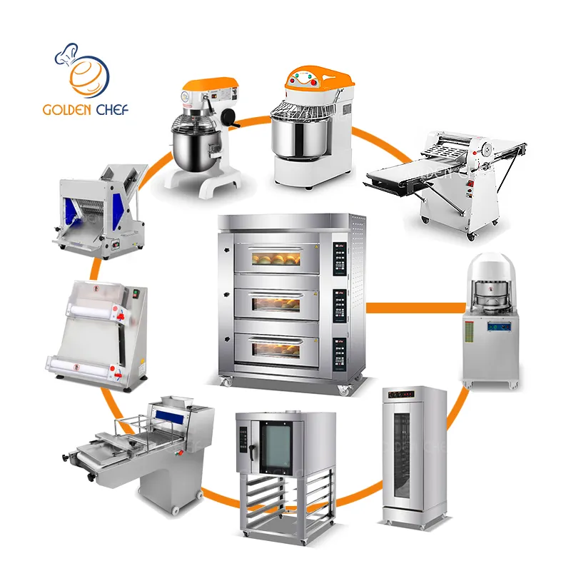 Golden Chef Food Machine Top Commercial Bakery Equipment Manufacturer Bread Making Machine