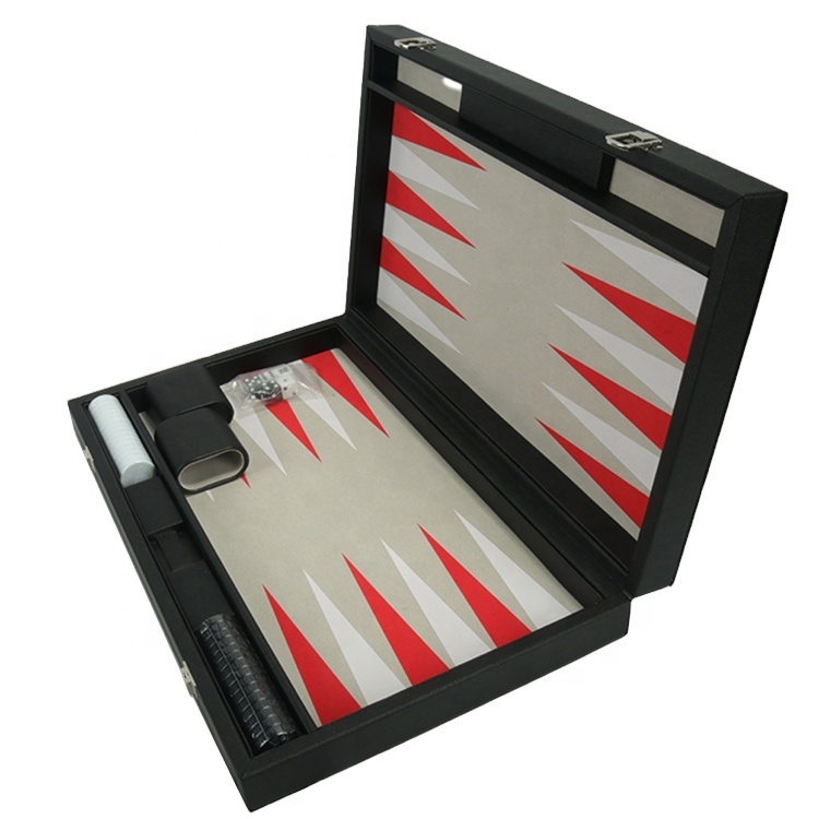 Роскошный кожаный набор для настольных игр backgammon tavla travel backgammon