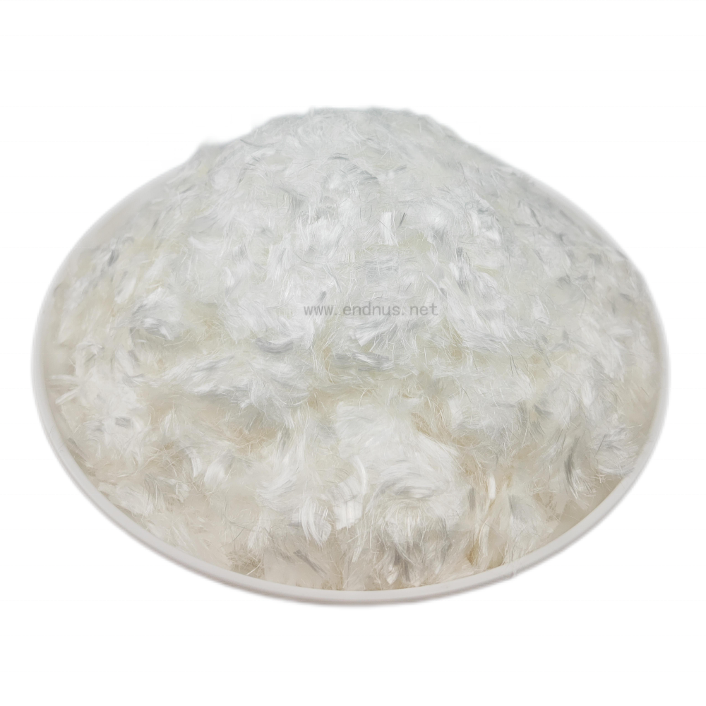 Низкое удлинение, УФ-стойкость UHMWPE, короткое волокно для укрепления бетона