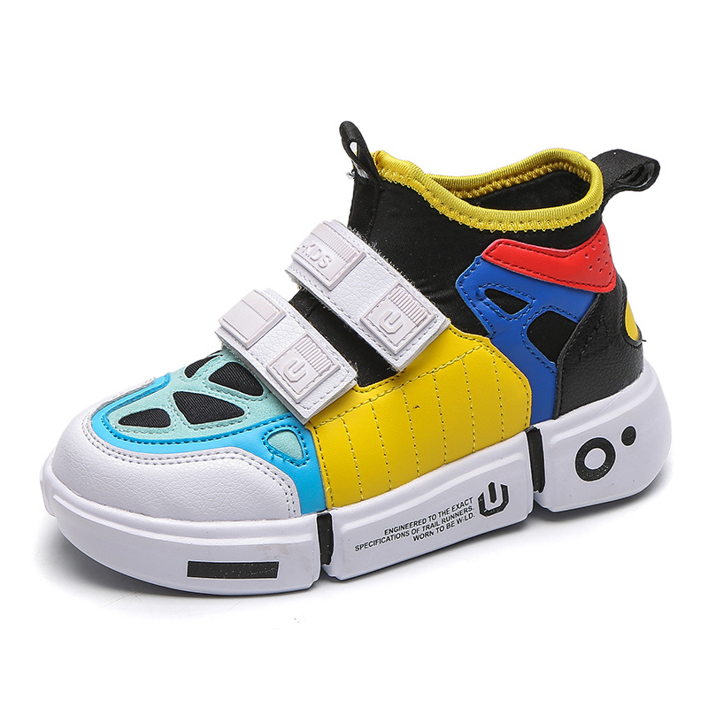 Boy's shoes2021Spring and Autumn new children's sneakers men's medium and big children's fashion girls sneakers