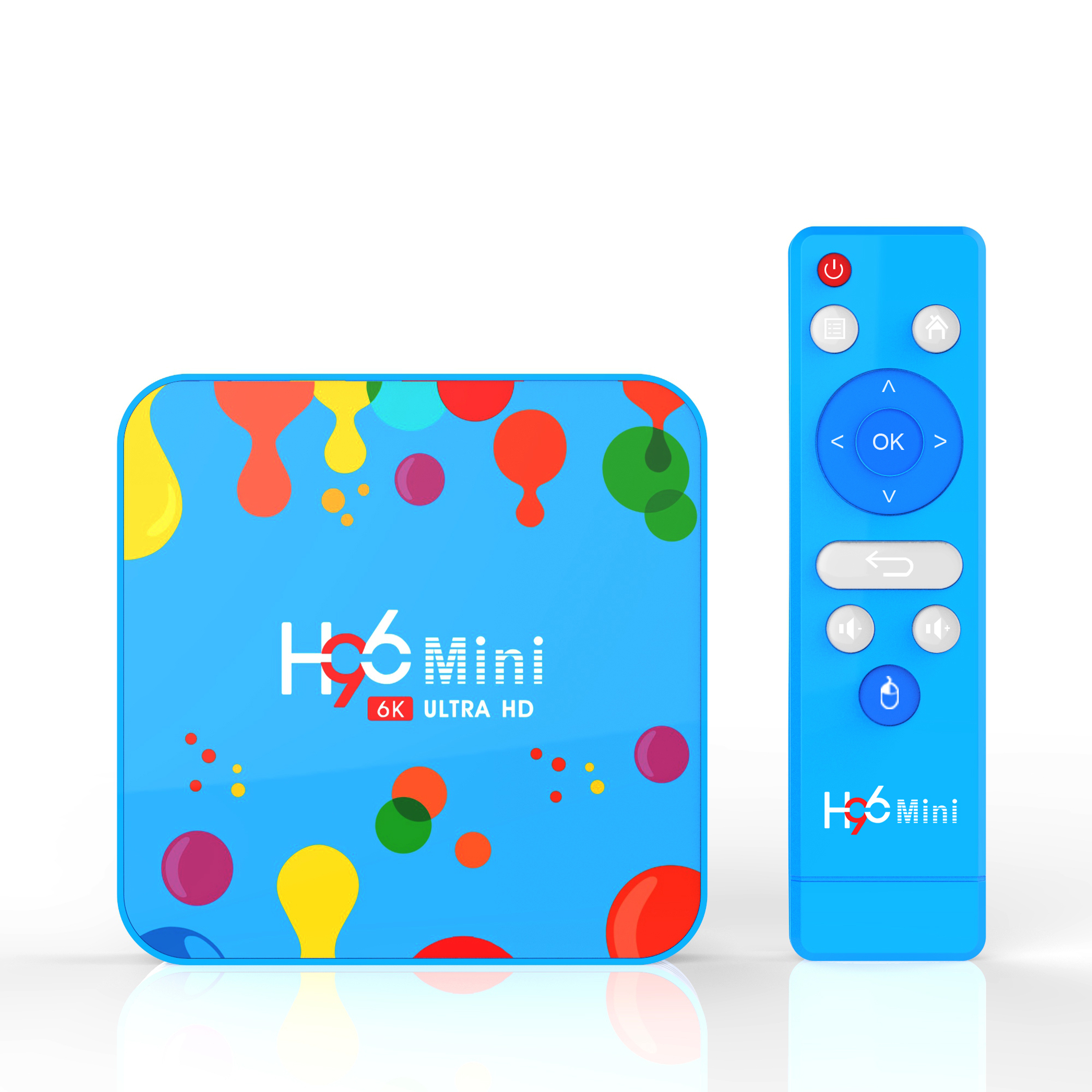 Новая модель H96 mini 4/128 Гб Allwinner H6 Android 9,0 OS Smart Tv Box H96 mini