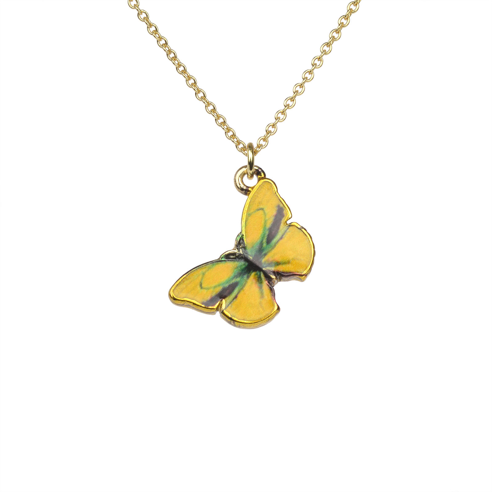 Wholesale Pattern Gold Butterfly Jewelry Choker Butterfly Wings Pendant Necklace