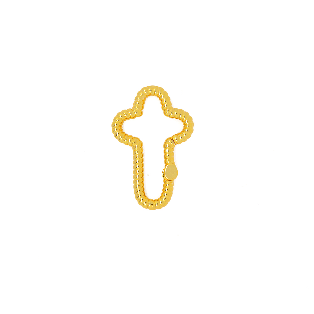 Fun2bead, лучшее качество, ювелирные изделия, 18k золото, микрозакрепка, латунь, различные формы Креста, подвеска, карабин, замок, винтовая застежка