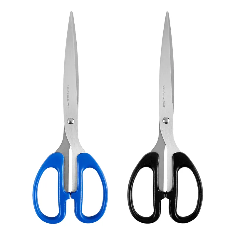 Quality Stainless Paper Scissor Custom Paper Cutting Colorful Soft Rubber Grip Paper Scissor Designed Sewing Scissors