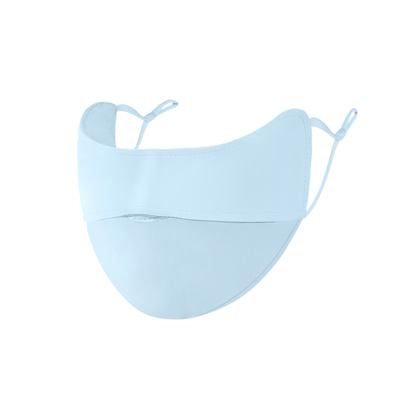 Ice Silk Sunscreen Maskes To Protect The Eye Corners Summer Outdoor Sunshade Half Face Cover Women