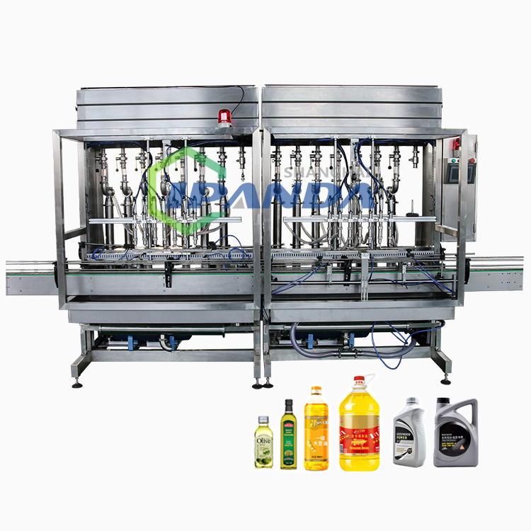 Manufacturers Automatic Linear Type Sunflower Cooking Olive Edible Oil Engine Lube Bottle Filling Capping Machine