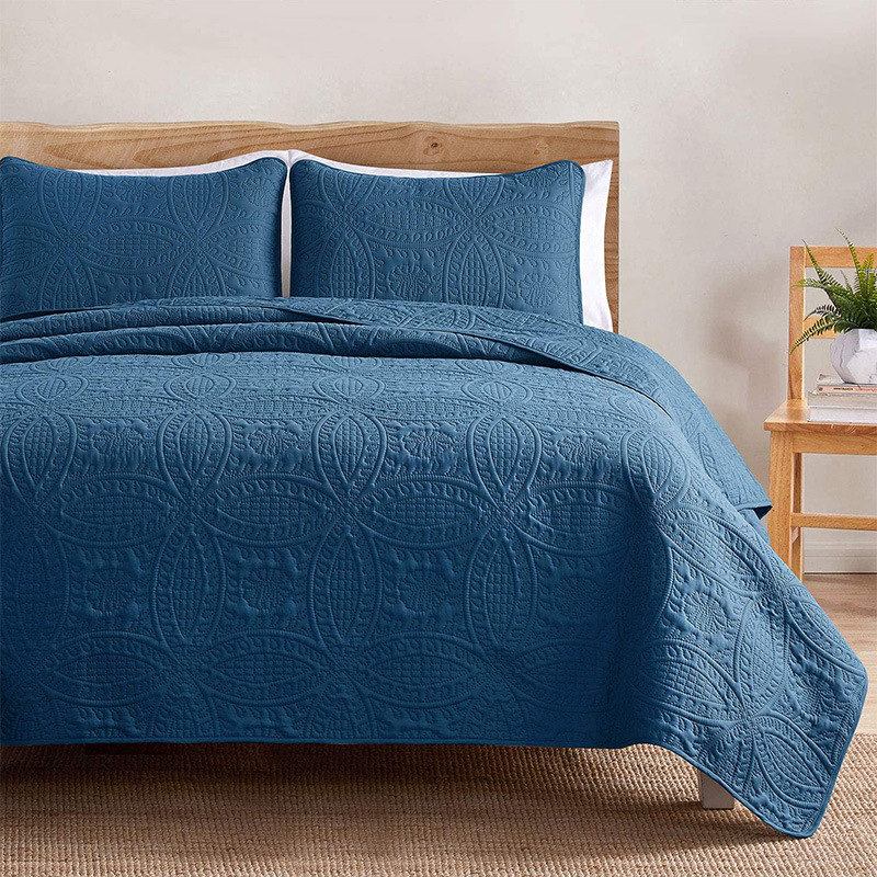 Wholesale Cheap Soft And Breathable Double Bed Bedspread Cotton Bed Cover