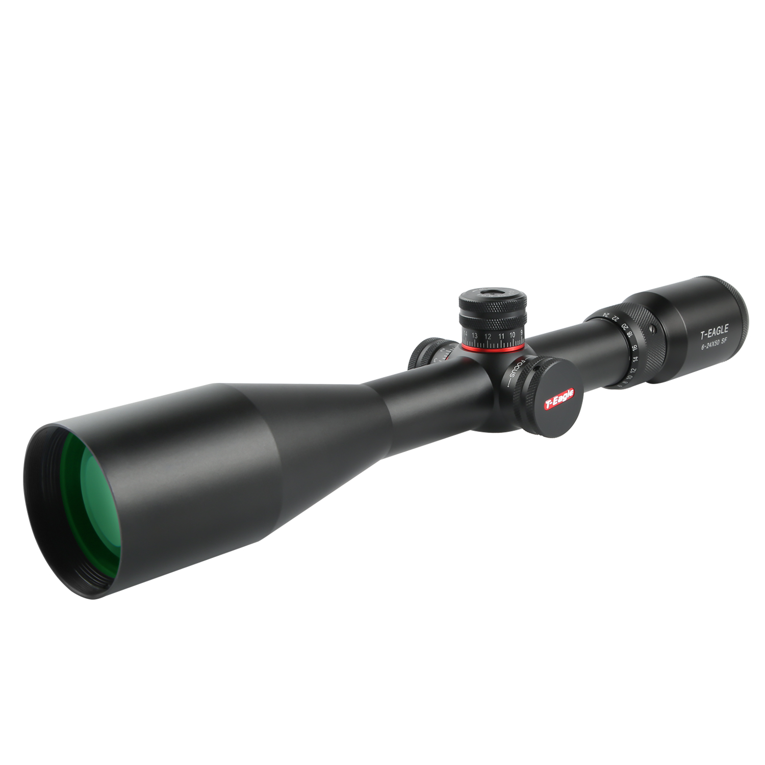Оптовая продажа T-EAGLE R 6-24x50 дальний Сфера Тактический Лучший Компактный большой диапазон область для спорта на открытом воздухе