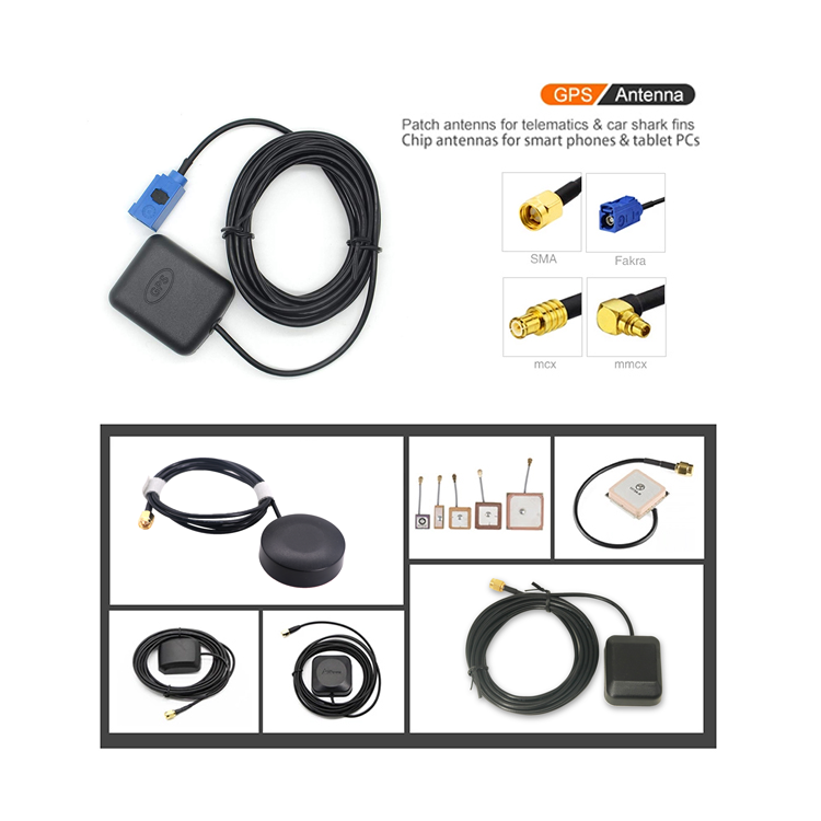 Oem car satellite antenna external high gain 1575.42mhz gps patch antenna active gps antenna