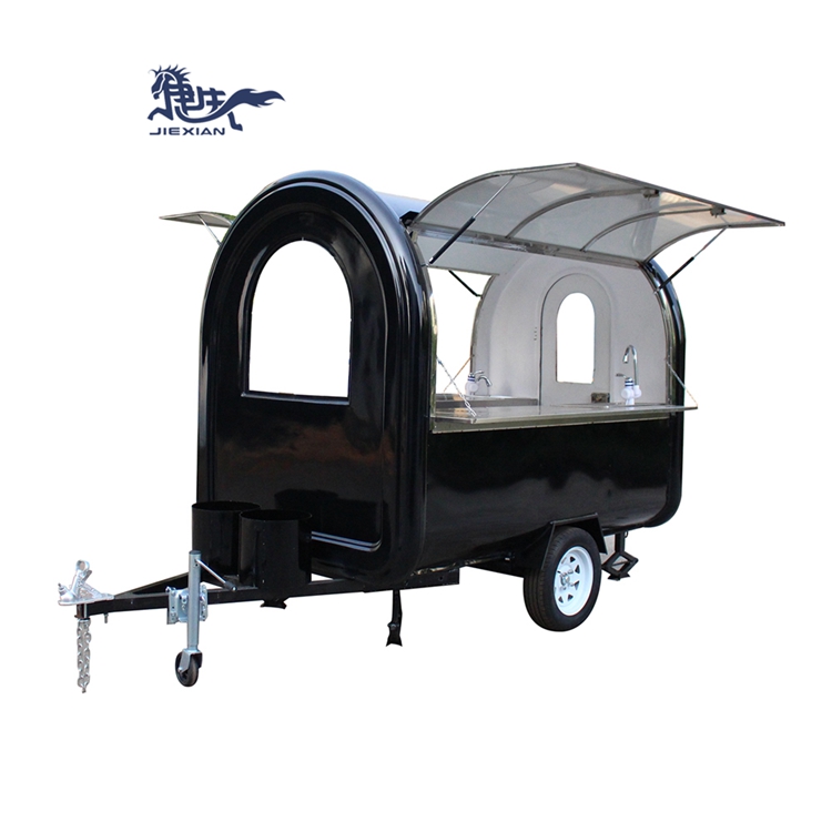 JX-FR250J мобильный пищевой киоск, трейлер, фургон для хот-догов, тележка для пищевых продуктов на заказ, фургоны для мороженого