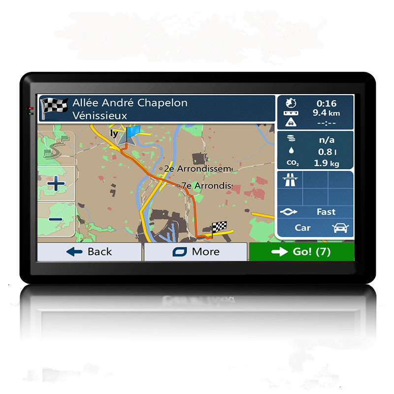 2020 завод новый 7 дюймов HD Автомобильный GPS навигатор SatNav 128/8 ГБ навигаторы Bluetooth AV-IN FM MP3/MP4 плееры