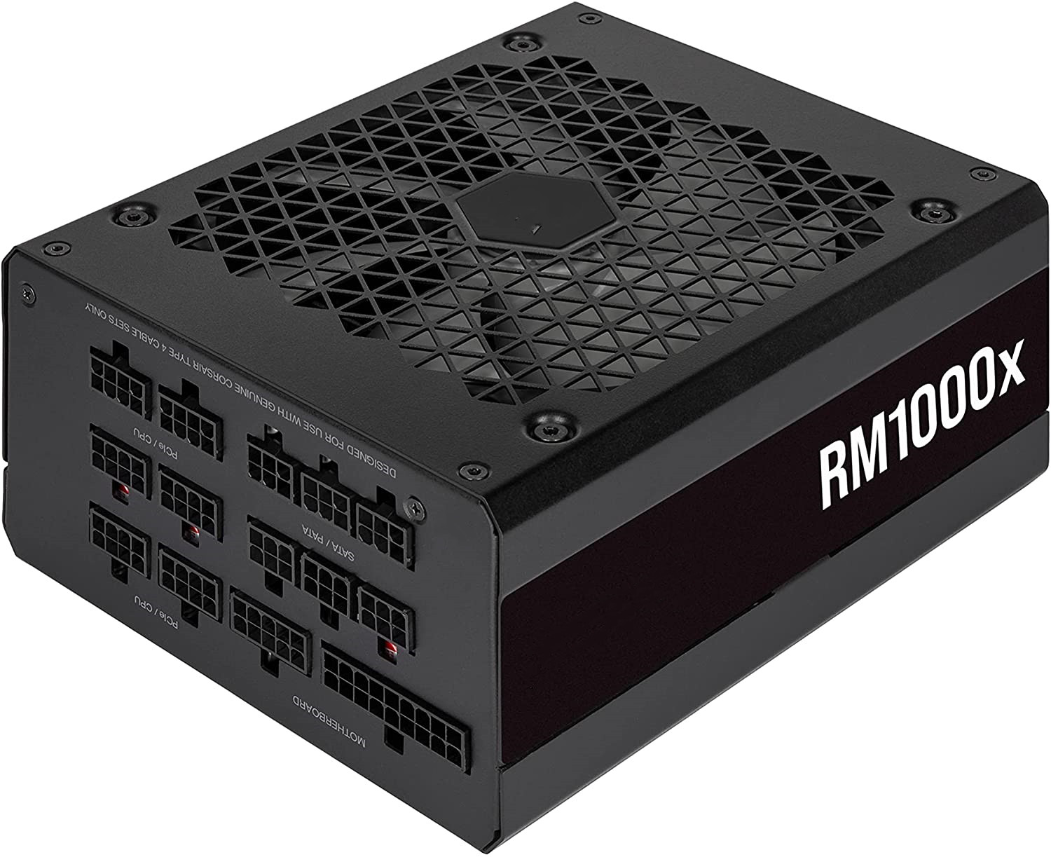 ATX компьютерный блок питания, украшенное мозаикой из драгоценных камней, 12 см вентилятор блока питания переключения настольного компьютера 1000W Полностью модульный блок питания