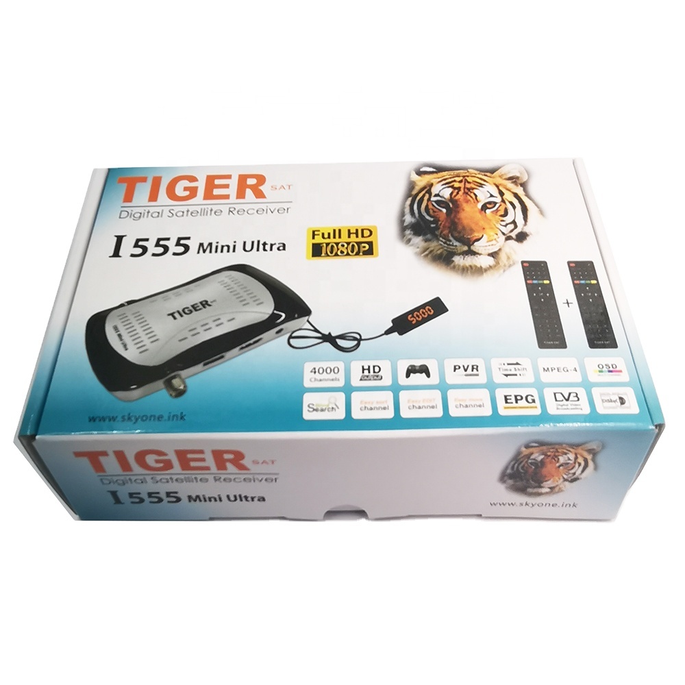 Бесплатный Воздушный декодер iptv Tiger спутниковый приемник tiger t3000 спутниковый ТВ приемник