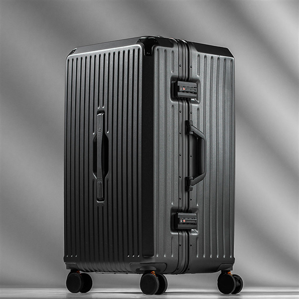 GRANDZ Large capacity aluminum frame luggage Female 2024 new travel case male student universal wheel pull rod password suitcase