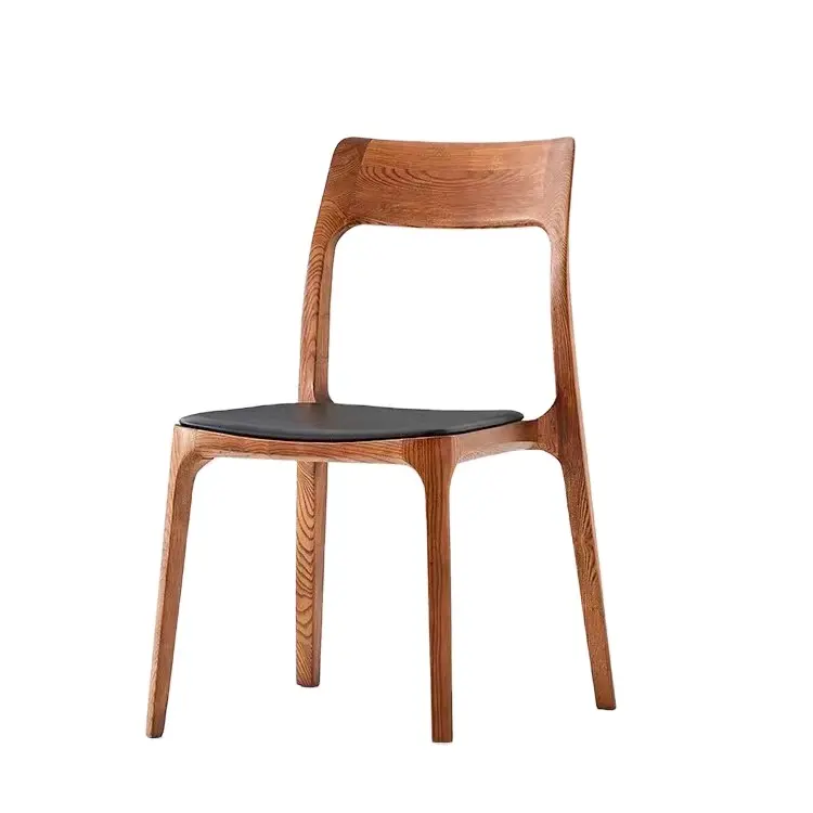 Wholesale Nordic Stackable Chair Modern Dining Wood Chair For Hotel Restaurant