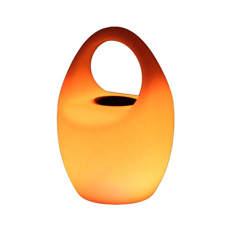Wireless Remote Control 16 color changing Portable LED Table Lamp With Bluetooth Speaker for Living Room Hotel Pub lights