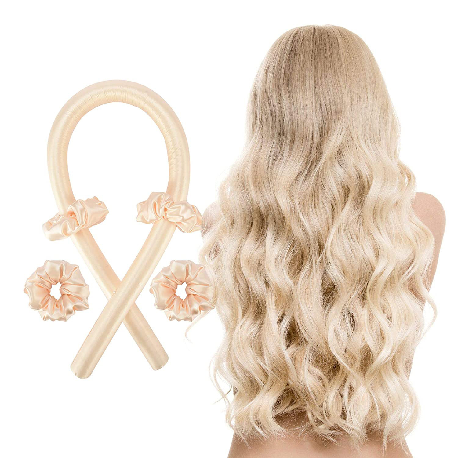 2021 DIY Beauty Sponge Portable Magic Silk Tools Waver Cordless Heatless Hair Roller
