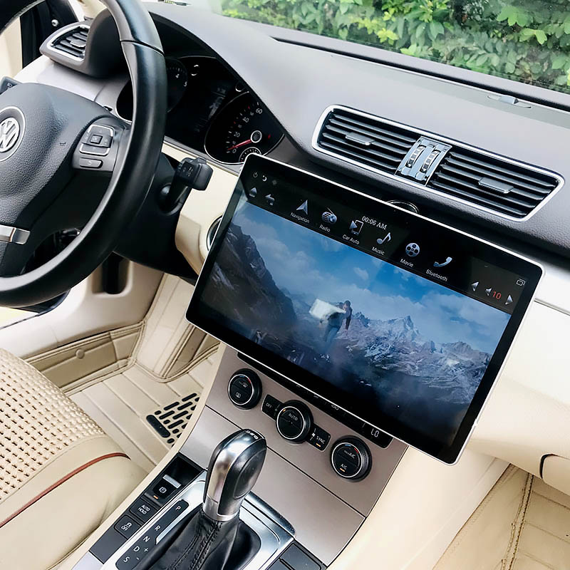 NaviHua Tesla экран 12,8 дюймов Android 8,1 автоматическая система 2 din GPS навигация универсальный автомобильный dvd плеер PX6 360 Поворот IPS автомобильное радио