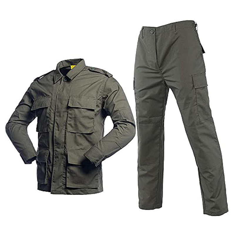 Combat Tactico Green 4 Pockets BDU Suits men's Tactical clothing Tactical Uniform