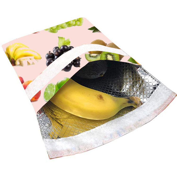 Многоразовые снэки, 2 набора, безопасная для пищевых продуктов, моющаяся Экологически чистая сумка для ланча, Детская многофункциональная Изолированная сэндвич-сумка на молнии