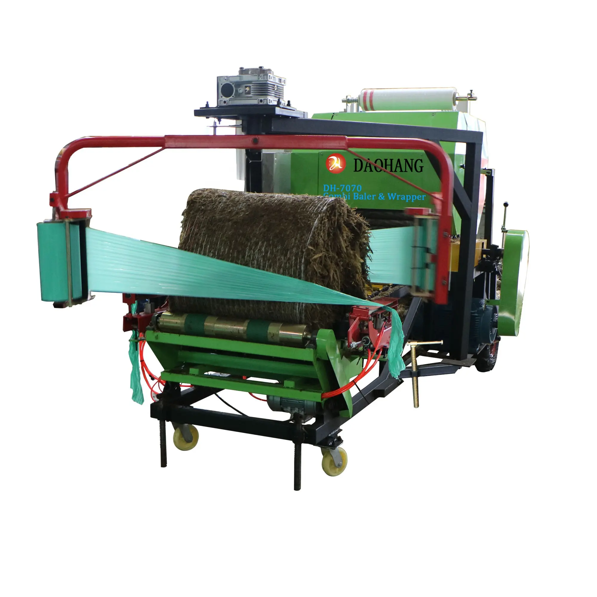 Silage Baler Machine 200 kg Round Hay Bale Wrapper Used In Dairy And Goat Farms
