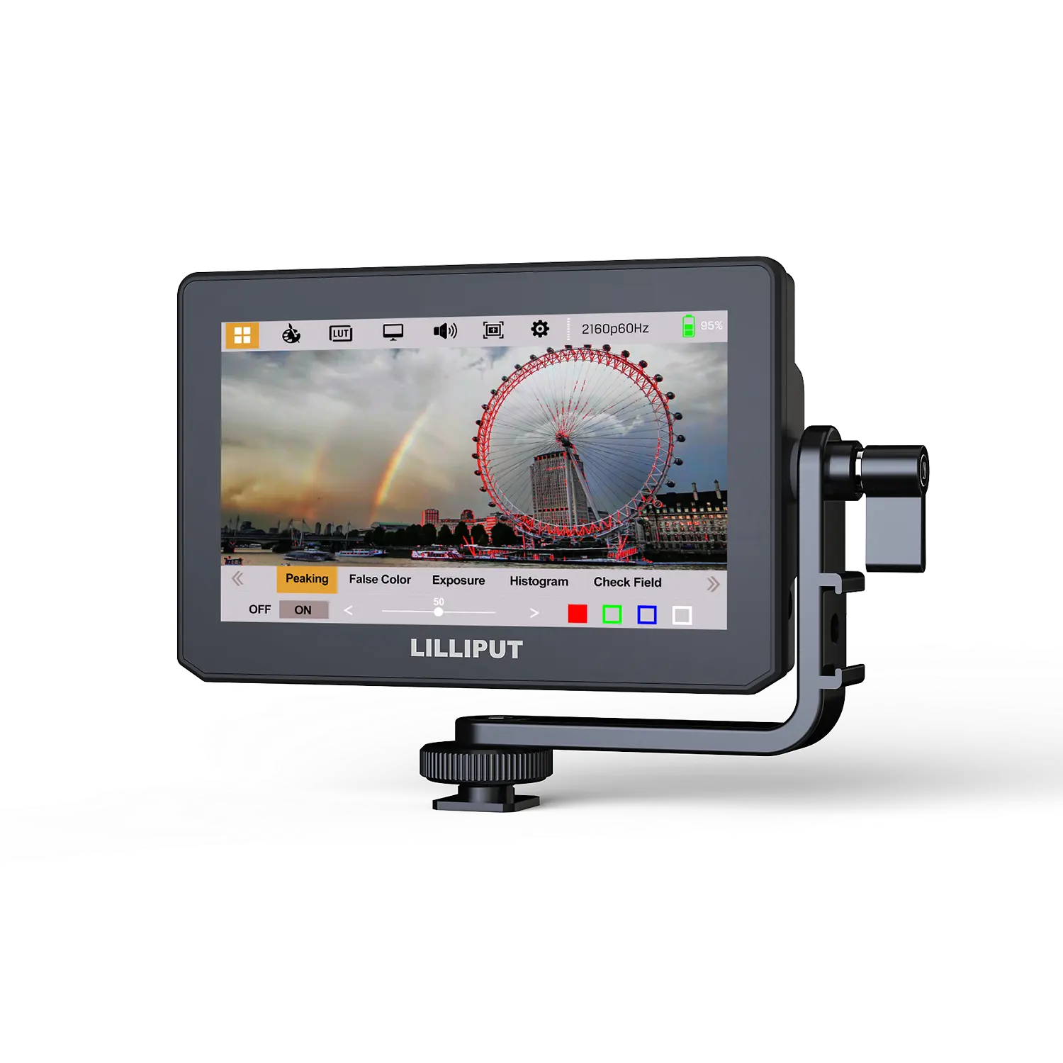 LILLIPUT Brightness 400nits 5 inch 3D LUT HDMI2.0 FHD Video Assist on camera field monitor with capacitIve touch screen