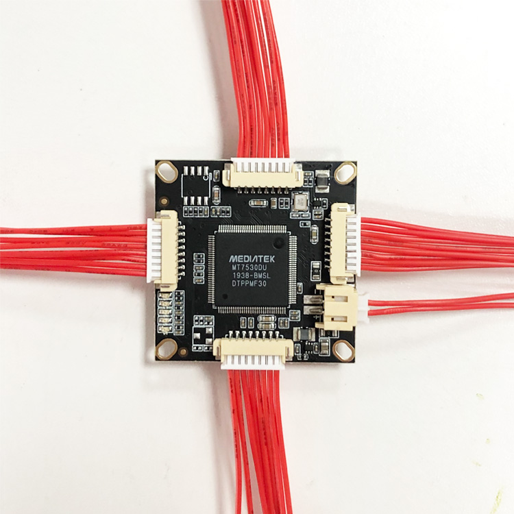 Новый дизайн, коммутационный модуль mini 4 порта gigabit ethernet