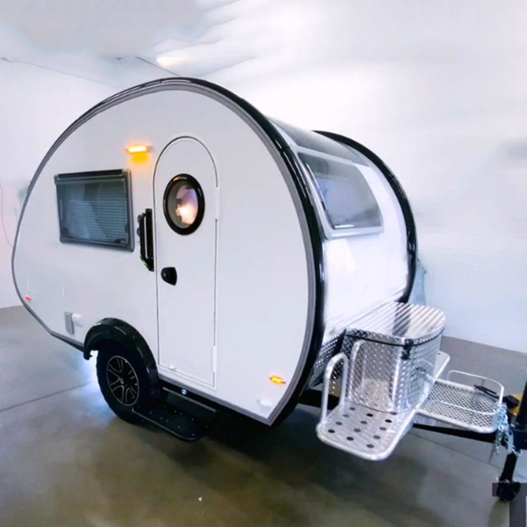 high quality Most popular smart trailer house travel camper mini teardrop caravan made in china