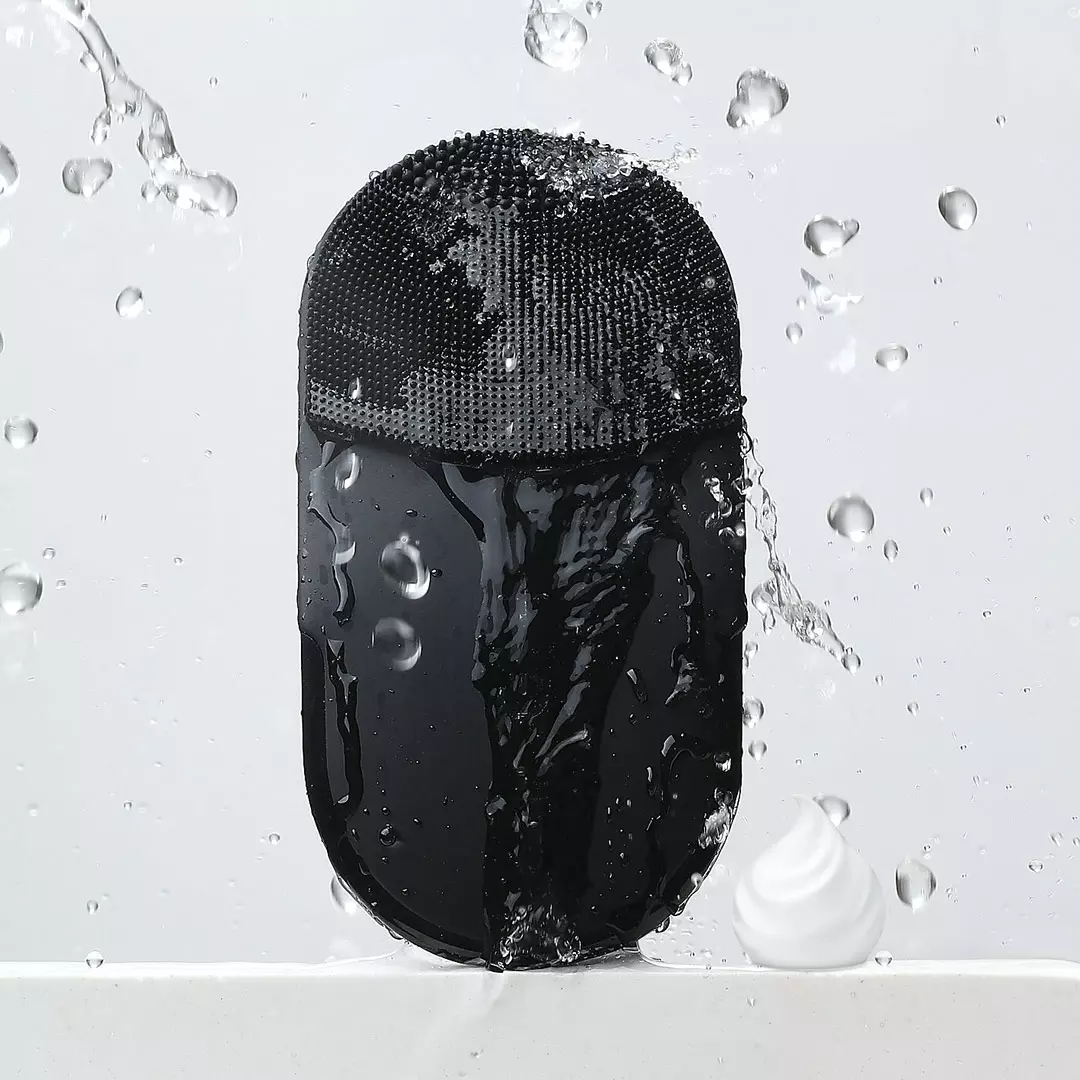 Электрическая Массажная щетка Xiaomi Wellskins для глубокой очистки лица, 10 уровней, моющее средство для лица IPX7, водостойкое Силиконовое очищающее средство для лица