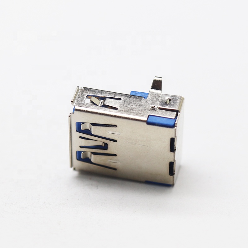 3,0 Женский терминал 90 градусов 9 pin micro usb разъем pcb