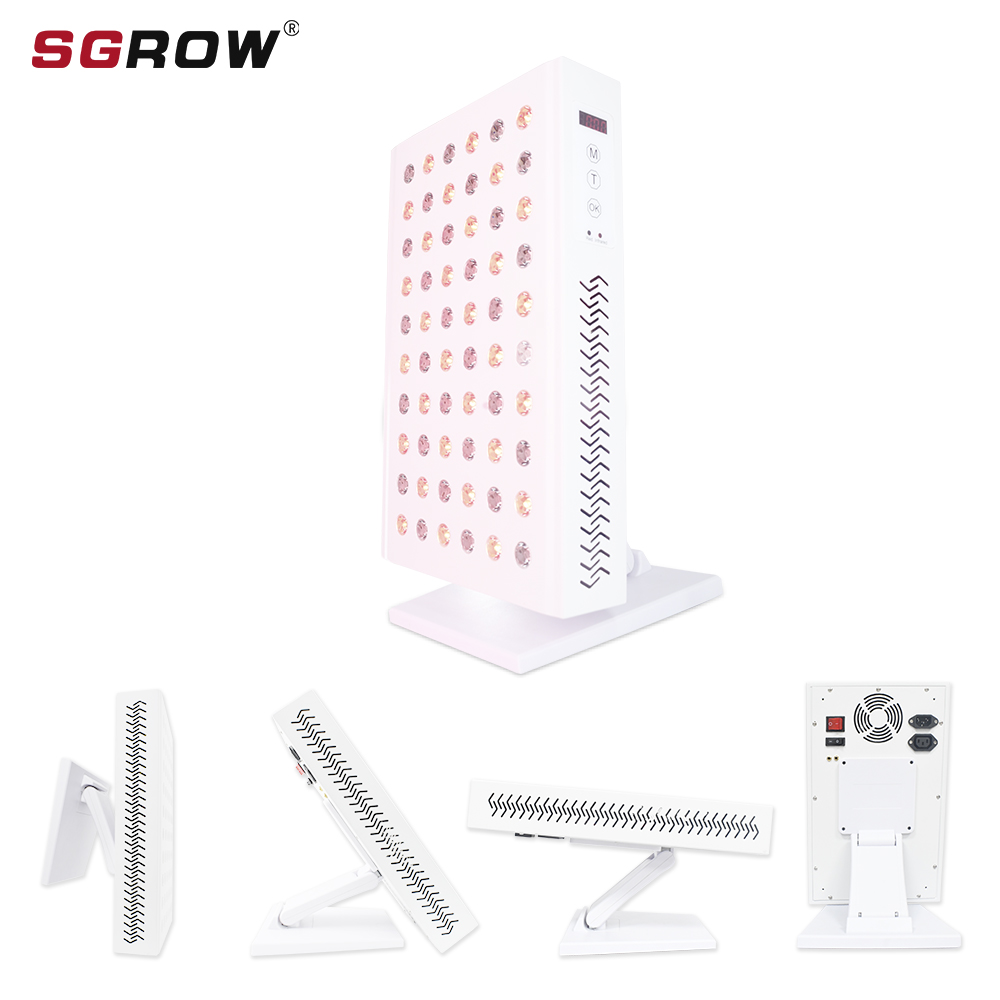 SGROW Maxpro300 двойные чипы без мерцания Регулируемая подставка 300 Вт нм красная ближняя инфракрасная световая терапия