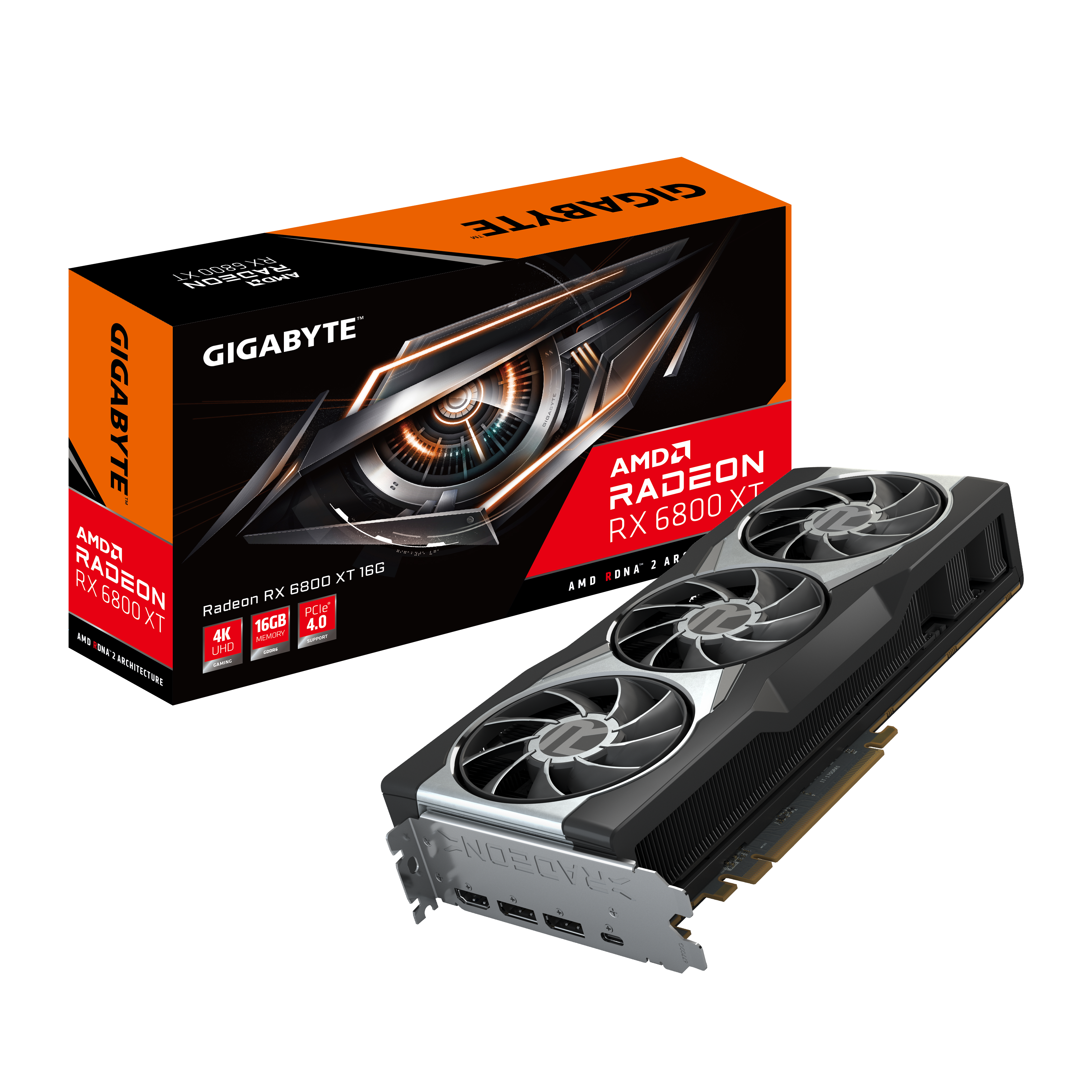 Быстрая доставка, графическая карта rx radeon 6800xt, 16 ГБ, в наличии