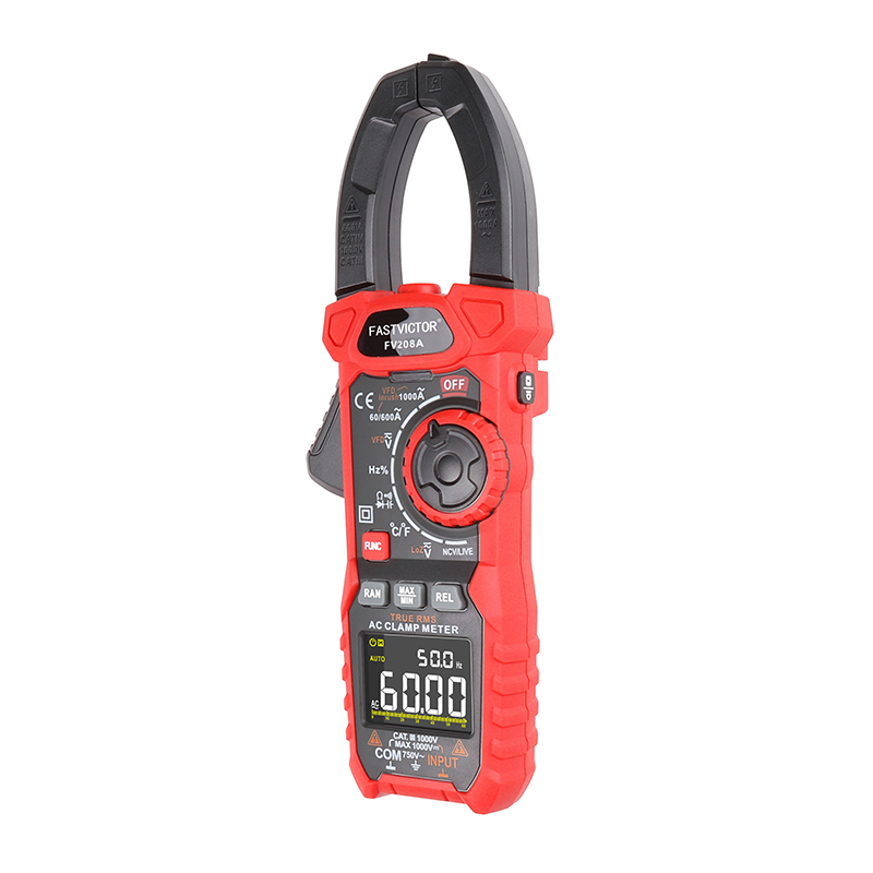 Manual range multimeter digital clamp for measuring accuracy