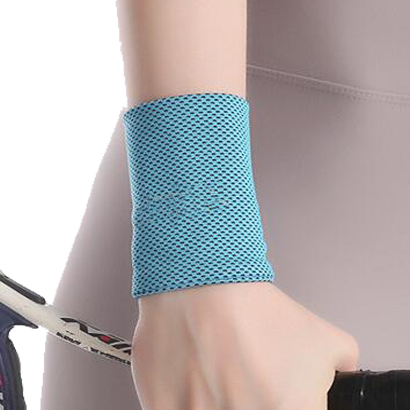 New Design Summer Thin Cool Feeling Workout Gym Fitness Sport Band Sweatbands Wrist Wrap Support