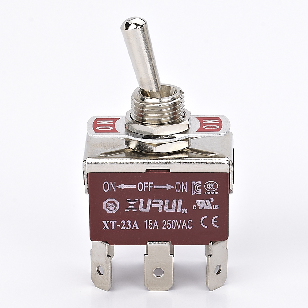 15A DPDT 6 Pin 3 Way ON Off ON Heavy Duty Marine тумблер