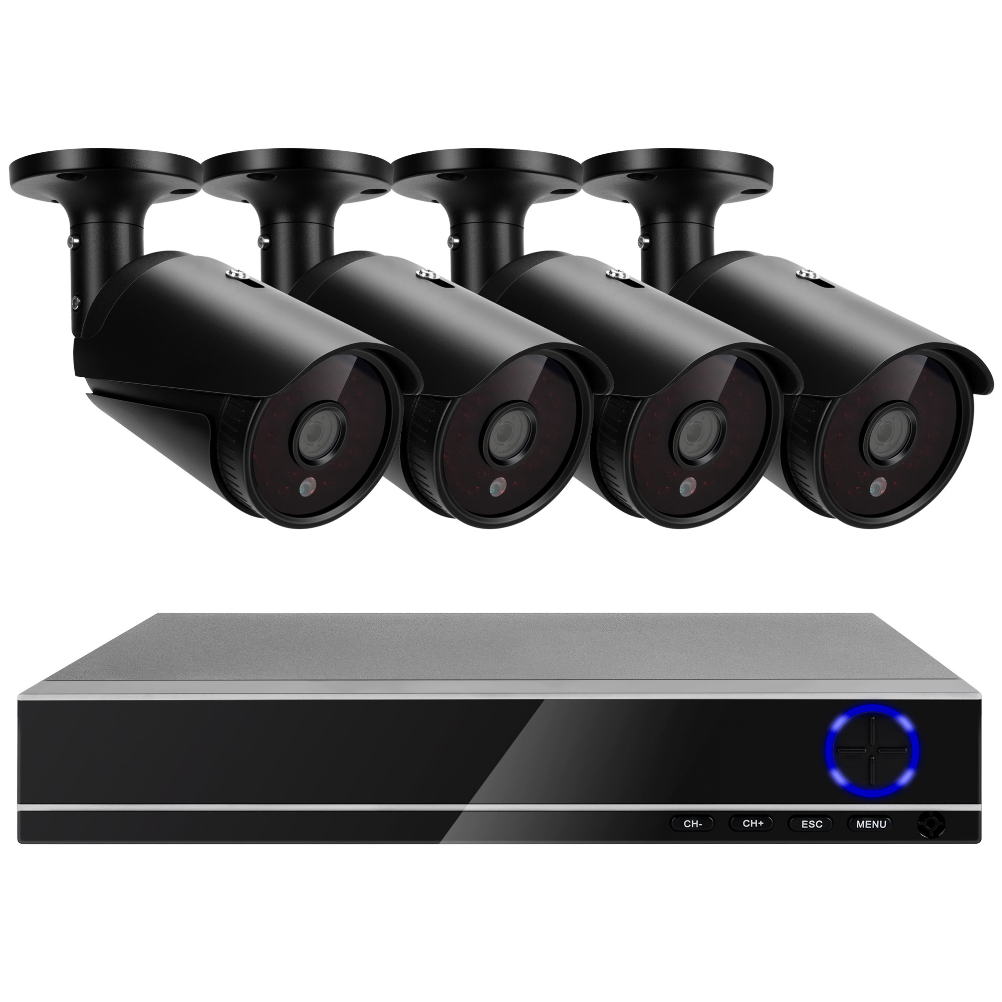 Экономичная Однообъективная камера HD 4ch ahd 1080n dvr 1mp 720p система видеонаблюдения cctv