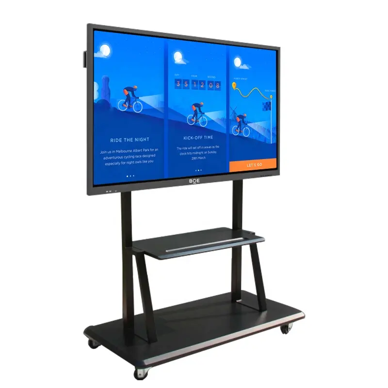 BOE 65'' Touch screen smart TV board Dual system digital vision interactive electronic whiteboard for classroom