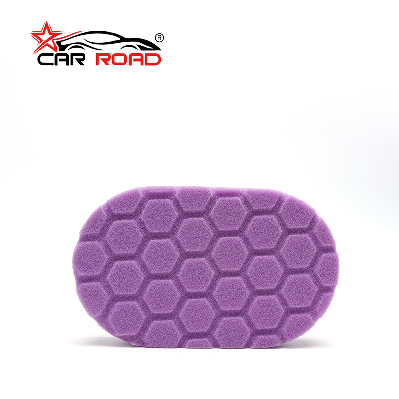 Waxing Sponge American Polyester high quality application sponge hand polishing pad Detailed polishing waxing pad