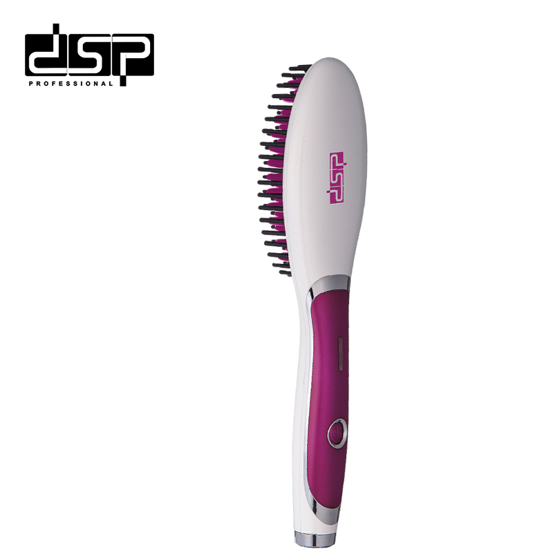 DSP Electric Hair Brush Hot Air Pick Electric Comb One Step Hair Dryer Fast Hair Straightener Brush