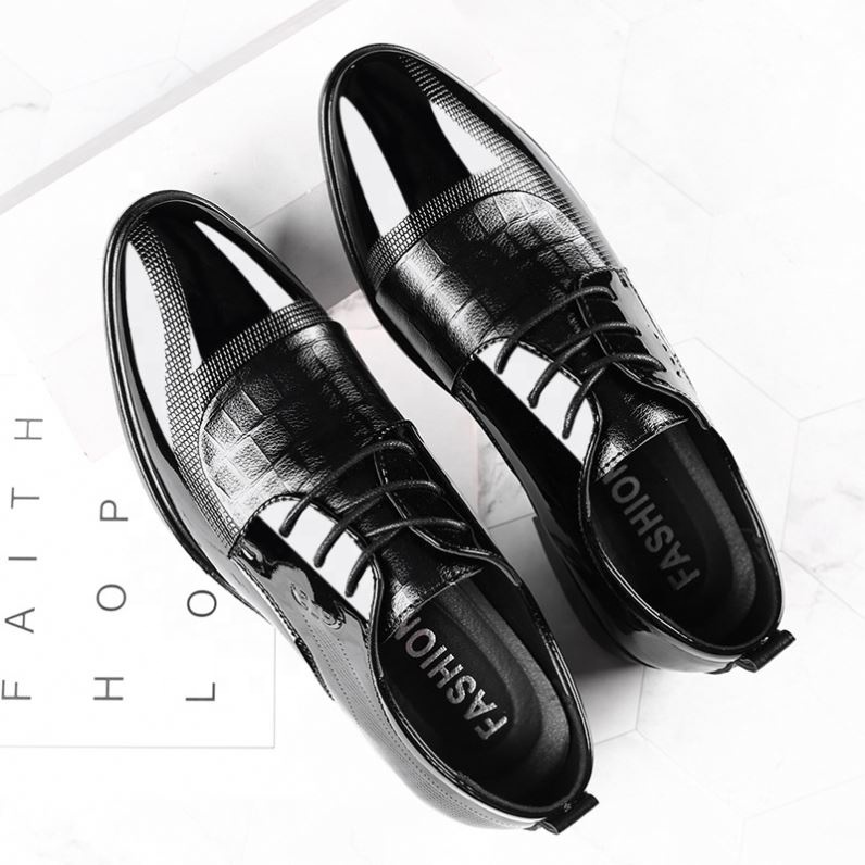 Wholesale Sepatu Cow Suede Casual Formal Italian Leather Shoes Men New Fashion Men's Dress Shoes Zapatos Genuine Leather Shoes