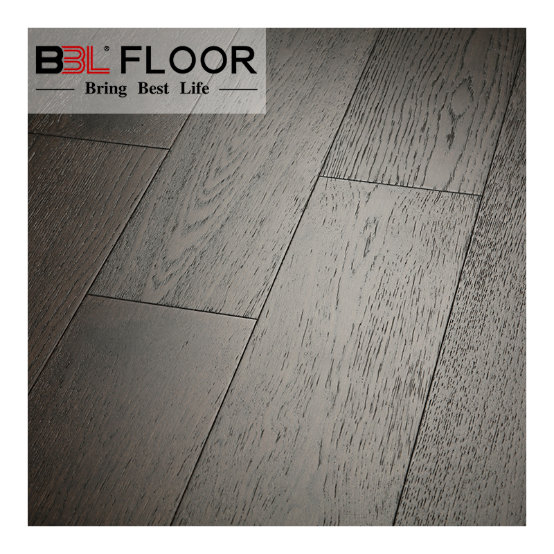 BBL FSC certificated spc core +wood veneer 2-layer engineering wood parquet oak flooring
