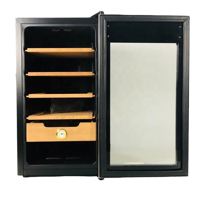 Wholesale Wood Electrical Cigar Box Case Storage Cigar Humidor Cabinet For Cigars