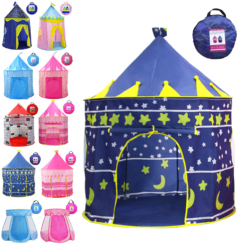play tent for kids Children's indoor small house toy house outdoor tent game house portable folding princess toy castle ki